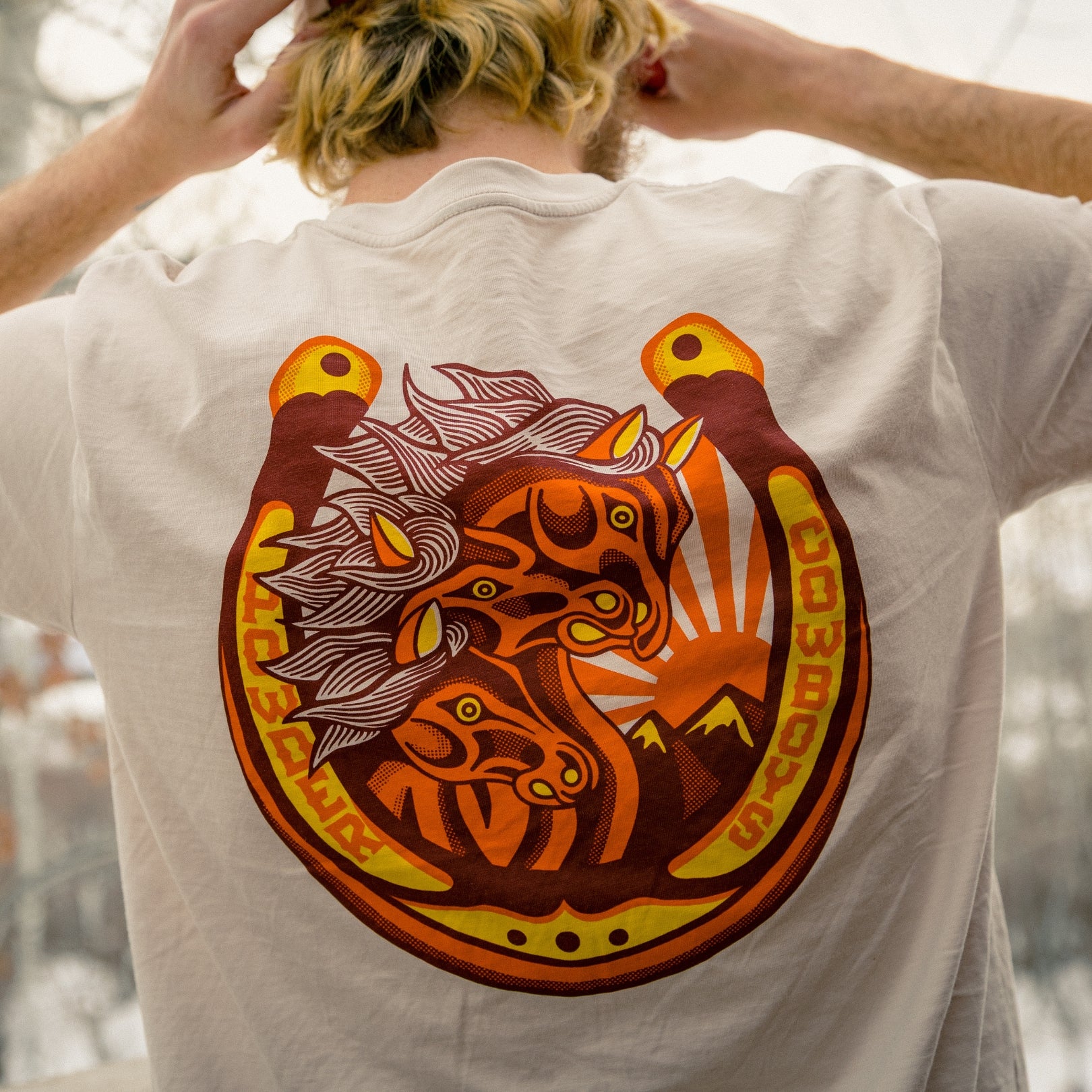 Powder Cowboys Barbed Tee - Image 3